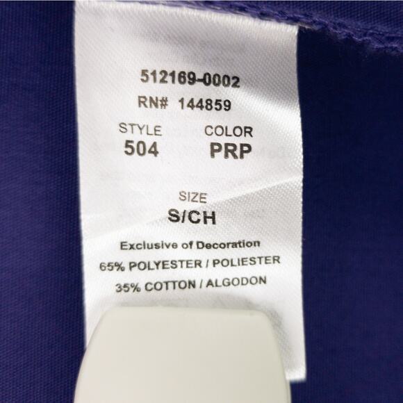 Scrub Pants Adar Universal Small Purple Cargo Pocket Drawstring New Poly Blend - Picture 9 of 13